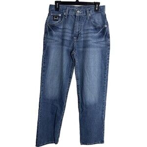 Cinch Jeans Mens 29x32 Loose Fit Black Label 2.0 Western Cowboy Rodeo Denim